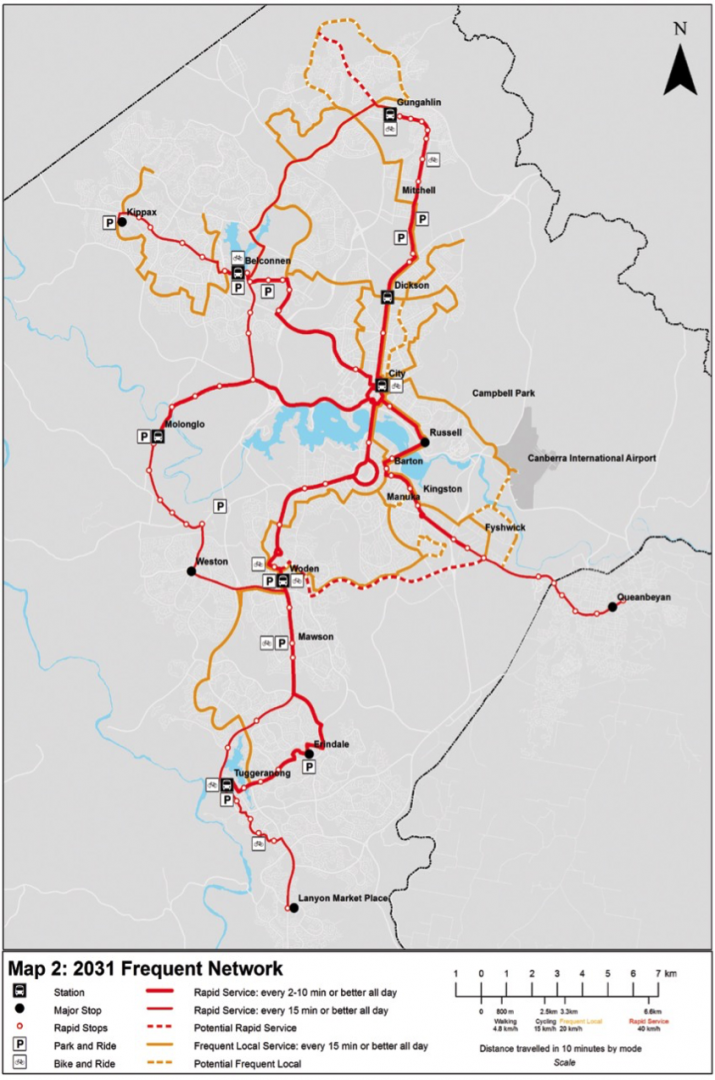 Canberra: Good Planning Can Lead to More Service — Human Transit