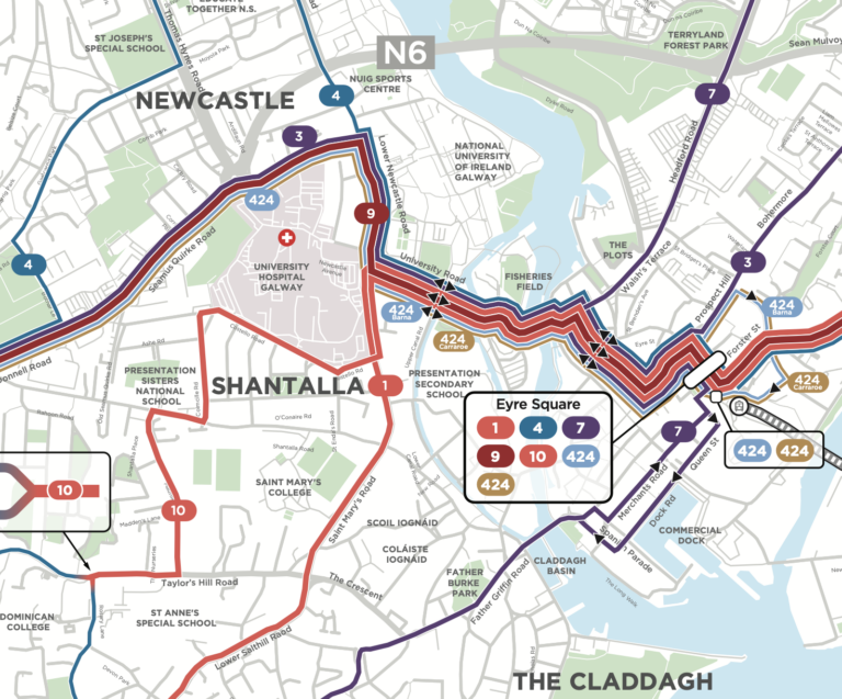 Galway, Ireland A Proposed Bus Network — Human Transit
