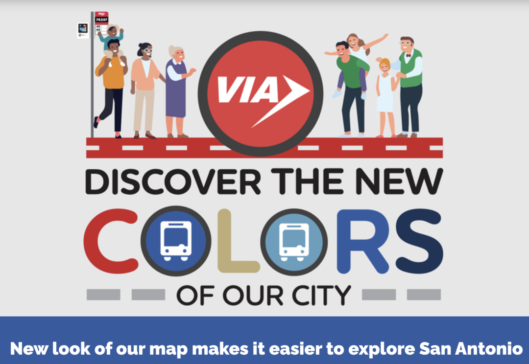 San Antonio Welcomes New Map with a Splash — Human Transit